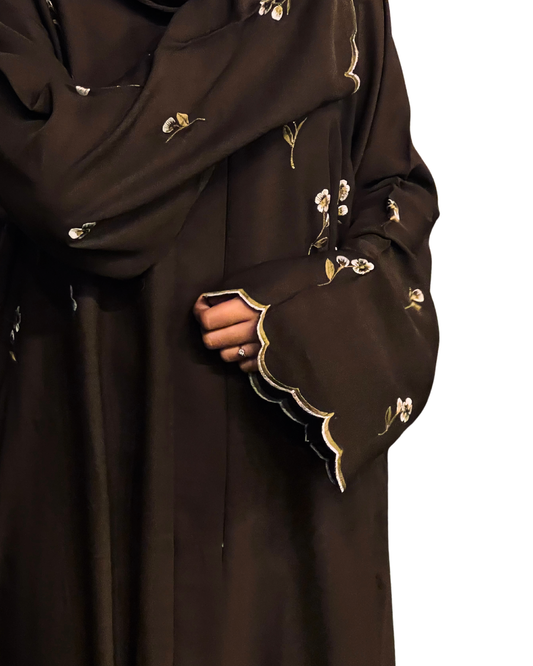 Zahra - Brown Abaya